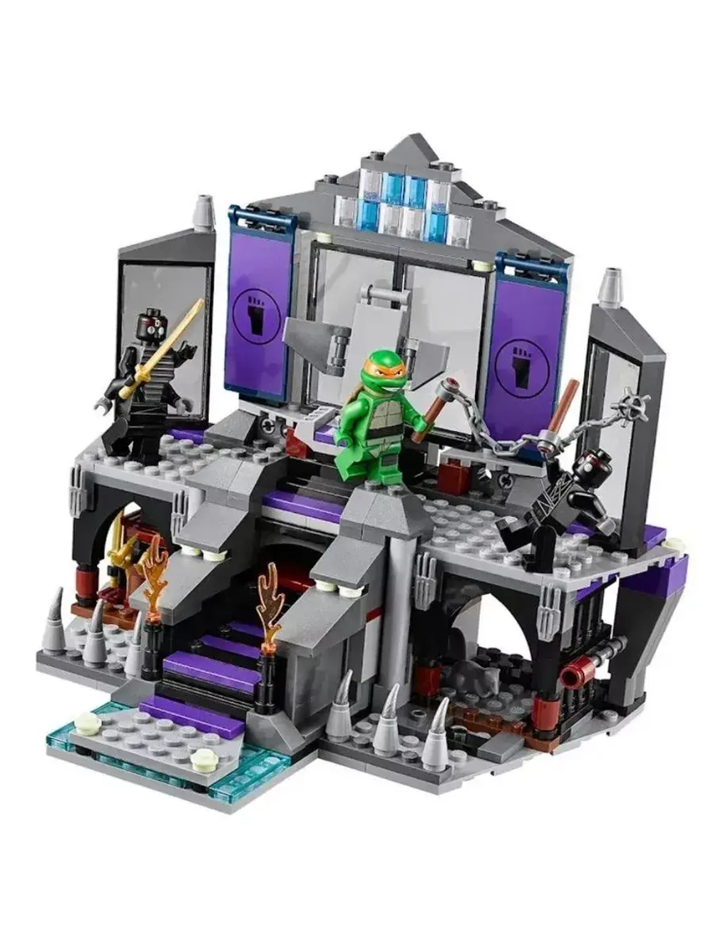 Конструктор Спасение из логова Шреддера 477 деталей