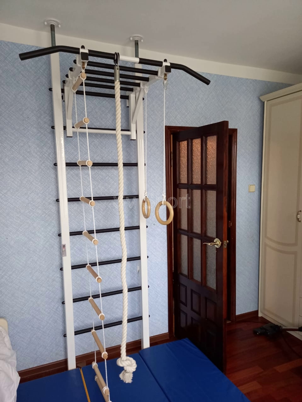 Монтаж шведской стенки Sv Sport враспор