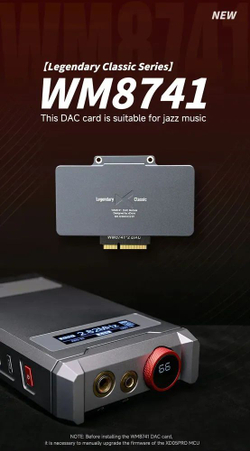Карта цифро-аналоговый преобразователь xDuoo XD05 Pro WM8741 DAC Card Grey