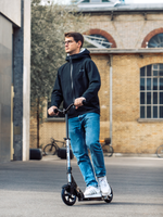 Самокат Micro Classic LED неохром черный