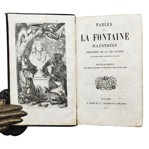 Jean de La Fontaine. Fables de La Fontaine / Жан де Лафонтен. Басни Лафонтена, 1853