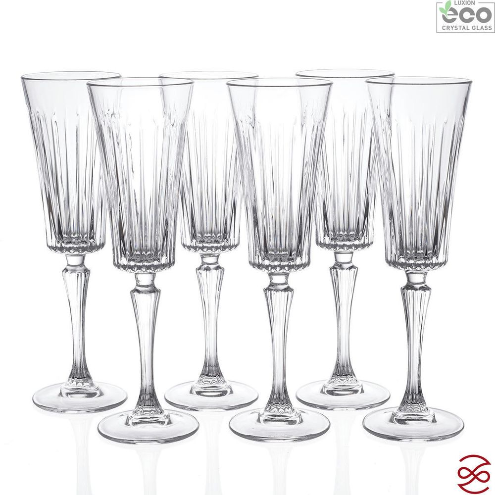 Набор фужеров для шампанского RCR Timeless 210мл (6 шт)