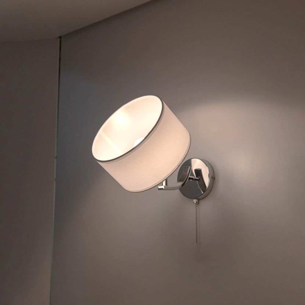 Citilux Эвита CL466310 Бра с белым абажуром и выключателем