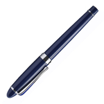 Перьевая ручка Aurora Ipsilon Deluxe Blue resin CT, перо - М, в подарочной коробке