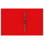 Папка А4 с пружинным скоросшивателем 14мм, 500мкм, пластик, красная (Стамм)