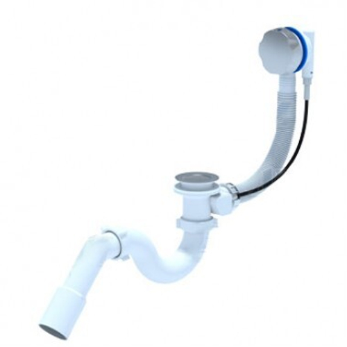 Сифон для ванны 1 1/2 с полуавтомат сливом 40/50мм АНИ EM411