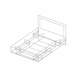 Вита Кровать 140 с подъемным механизмом