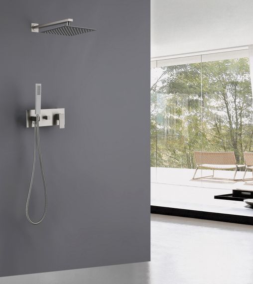 Душевая система ABBER Daheim AF8218SP скрытого монтажа без излива, сатин