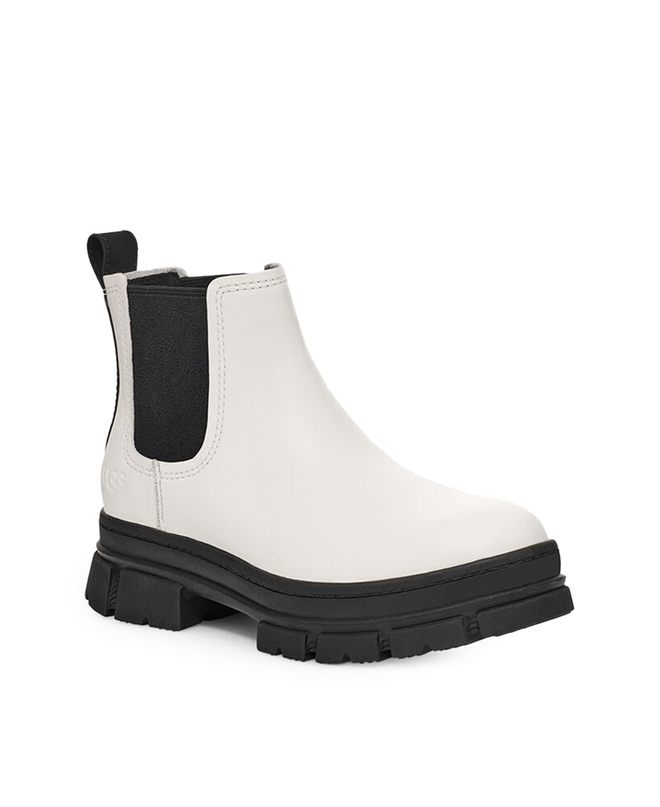 ASHTON CHELSEA LEATHER-white