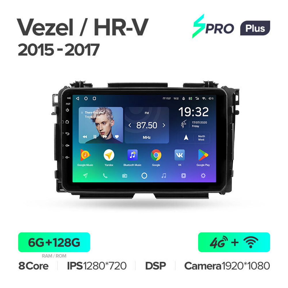 Teyes SPRO Plus 9" для Honda Vezel, HR-V 2015-2017