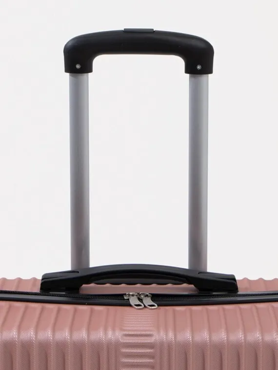 Чемодан большой 26&quot;, кодовый замок, цвет розовый