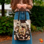 Сумка шоппер с принтом Danganronpa