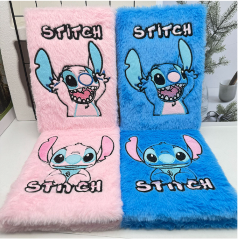 Пушистный блокнот &quot;Stitch&quot;