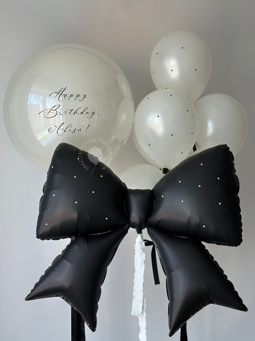 Воздушные шары с бантиком №8635  Изображение3