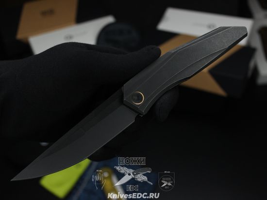 Нож складной WE Knife Cybernetic WE22033-1 сталь клинка CPM-20CV, рукоять титан
