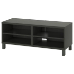Тумба под ТВ - IKEA BESTÅ/BESTA/БЕСТО ИКЕА, 40х48х120 см, черный
