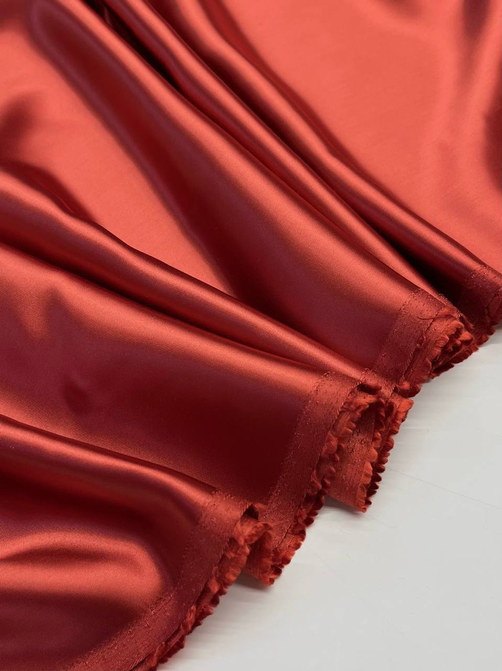 Вискоза атласная Stella McCartney красная