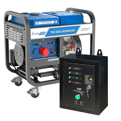 ТСС SDG 9000EH3A дизель генератор с блоком АВР ТСС С 9000D/230/400 100031/100028