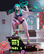 Ребекка Rebecca Киберпанк: Бегущие по краю Cyberpunk: Edgerunners Фигурка