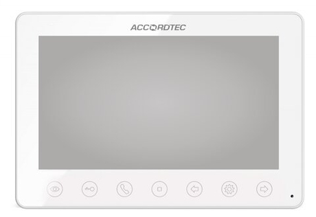 AT-VD751C/M WH Монитор домофона цветной с функцией «свободные руки» AccordTec
