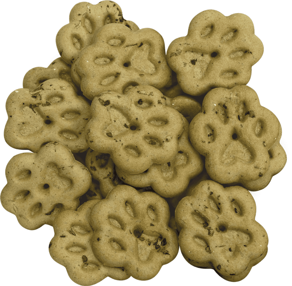 Печенье с говядиной и шпинатом Деревенские Лакомства 100г
