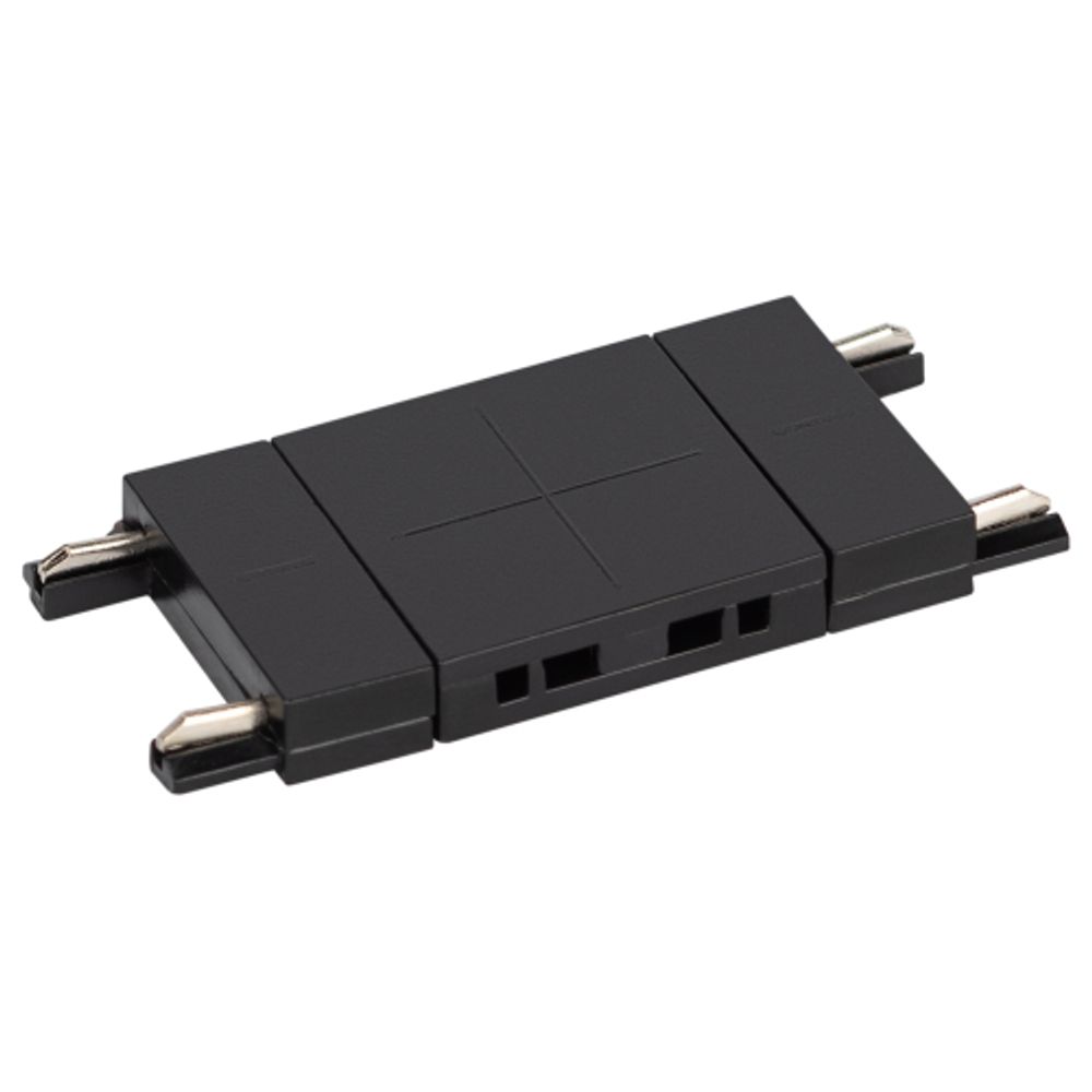 Коннектор питания ЭРА TRM-S5-SC BK для магнитного шинопровода прямой черный для системы S5 | Магнитный шинопровод и аксессуары