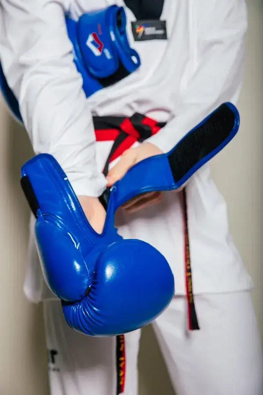 Перчатки боксерские ProfSport синие