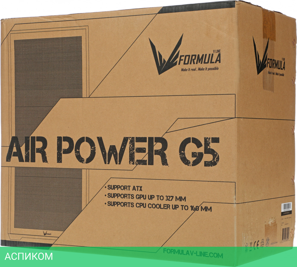 Корпус Formula Air Power G5 без БП черный