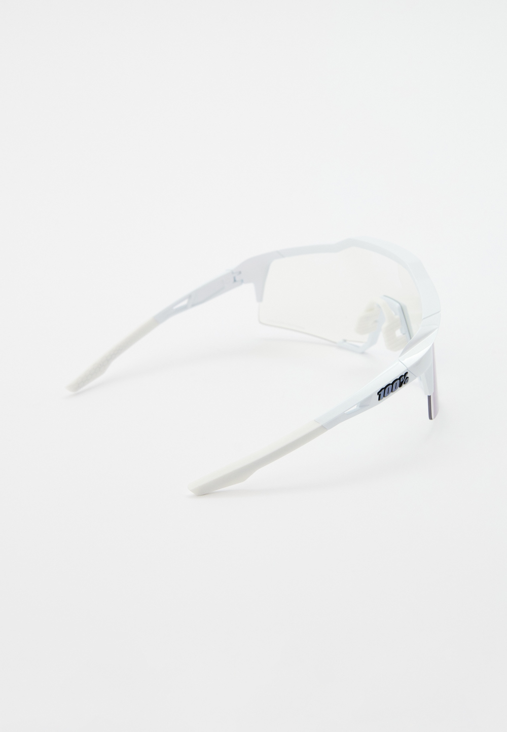 Спортивные очки 100% SPEEDCRAFT LE Bastille - Pearl White Glitter - Blue Mirror Photochromic Lens