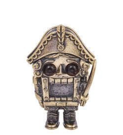 Народные промыслы AM-4101 Фигурка «Щелкунчик» (латунь, янтарь)