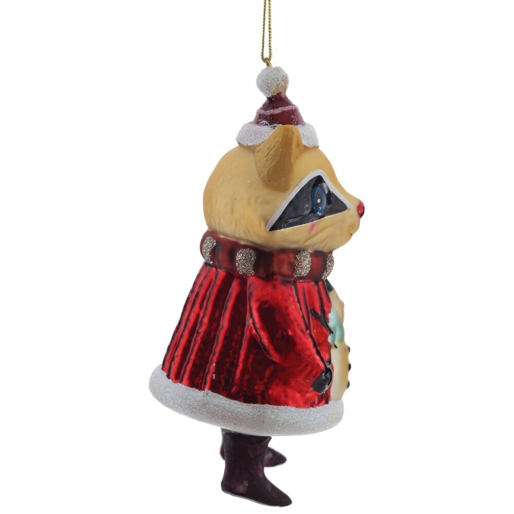 GAEM Украшение новогоднее "Енот", L6,5 W6,5 H13,5 см