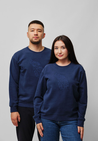 Свитшот 3-нитка KOK BORI DARK BLUE