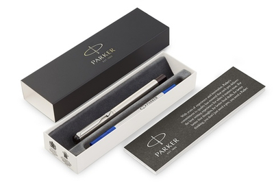 Ручка-роллер Parker Vector Т03, цвет: Steel, стержень: Mblue