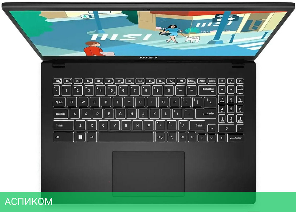 Ноутбук MSI MS-15H4 Modern 15 H B13M-228XBY Windows 11 Pro Classic Black (9S7-15H411-228)