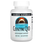 Source Naturals, коэнзим Q10, 200 мг, 60 мягких таблеток