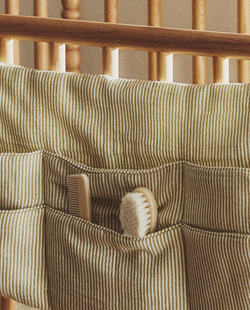 ZARA HOME ДЕТСКИЙ ХЛОПКОВЫЙ ПОДВЕСНОЙ ОРГАНАЙЗЕР, ЗЕЛЕНЫЙ