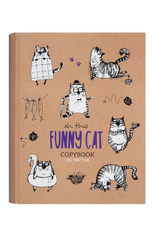 Тетрадь на кольцах "Funny cats"