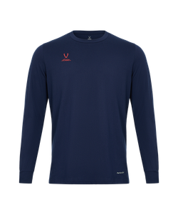 Футболка баскетбольная с длинным рукавом DIVISION PerFormDRY Pre-Match Longsleeve Jersey, темно-синий