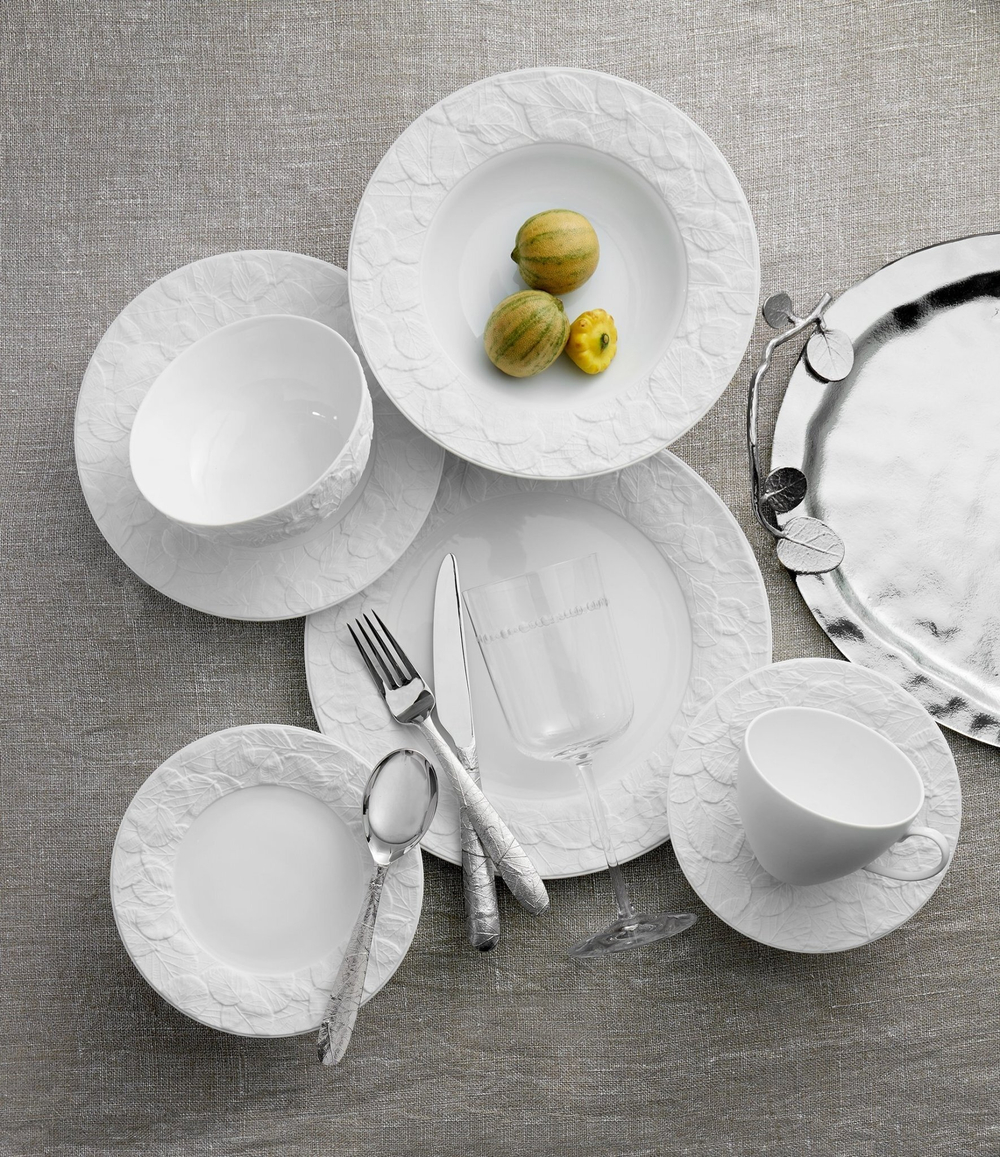 Тарелка суповая 23см Michael Aram Лесные листья