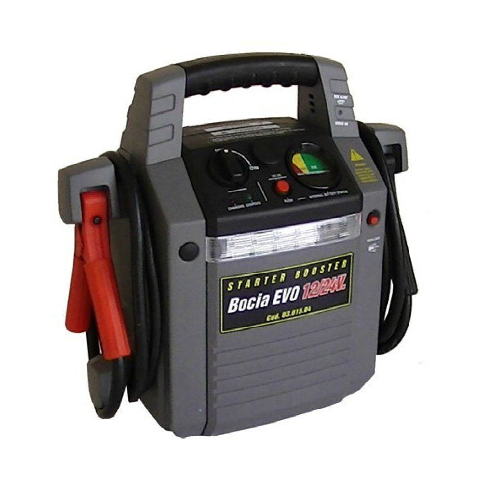 BOCIA EVO 12-24V - портативный бустер, пусковой ток 4000 А / 2000 А, 12-24 B, 2х22 А*ч
