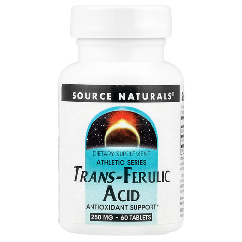 Source Naturals, Athletic Series, трансферуловая кислота, 60 таблеток