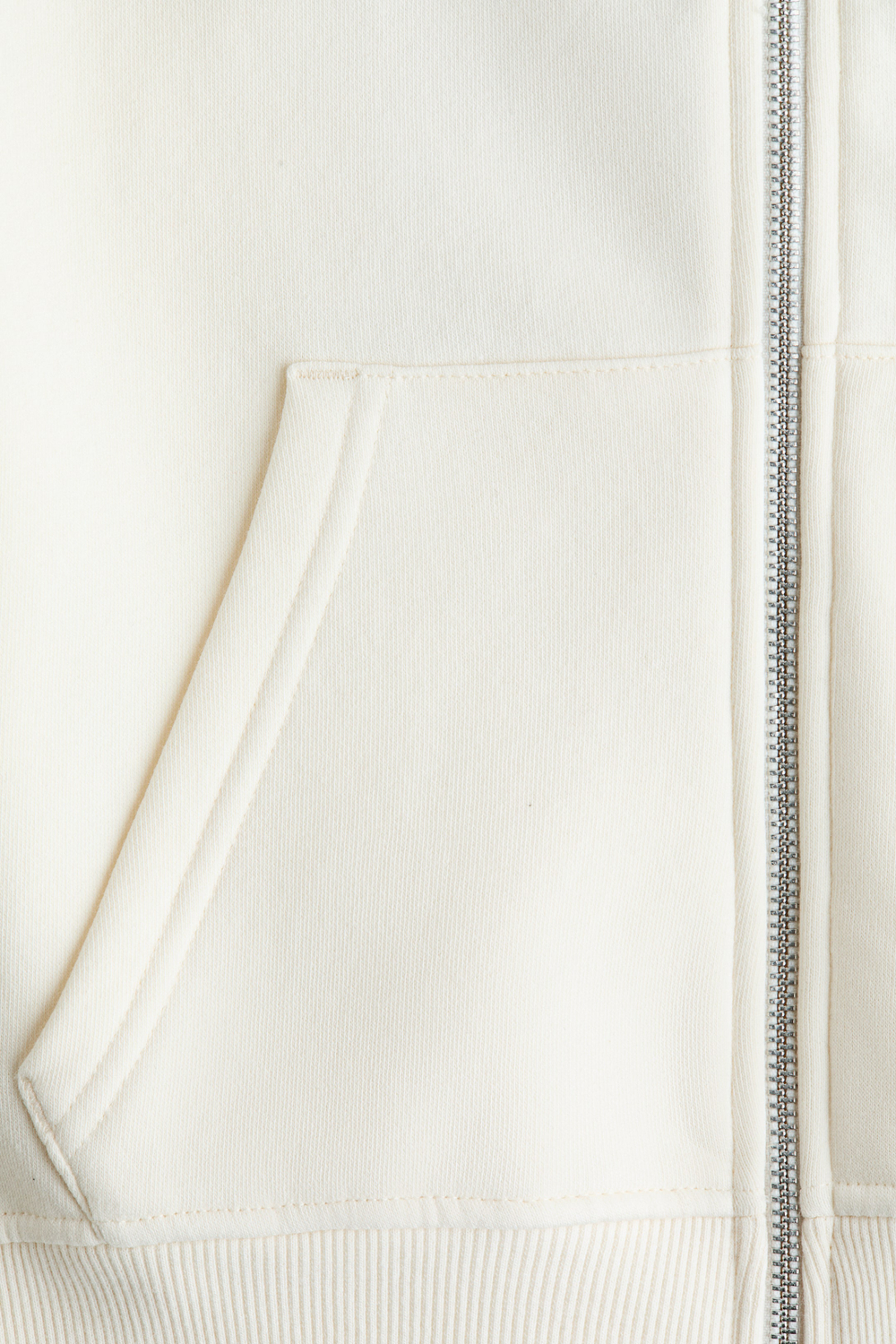 H&M Толстовка с принтом, кремовый