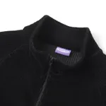 Толстовка Ymkashix Puff Zip велюровая черная