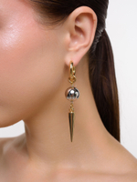 Серьги "Thorn and Ball" Bicolor