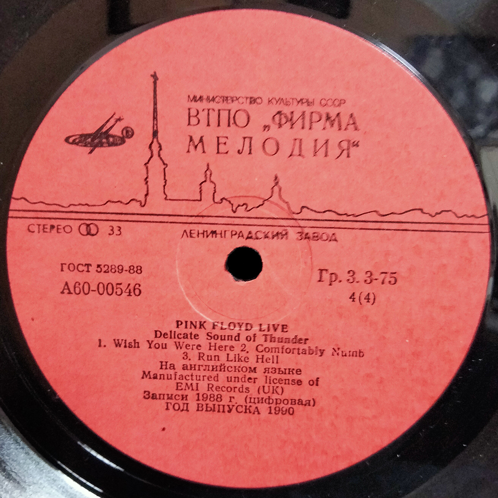 Pink Floyd / Delicate Sound Of Thunder (2LP)