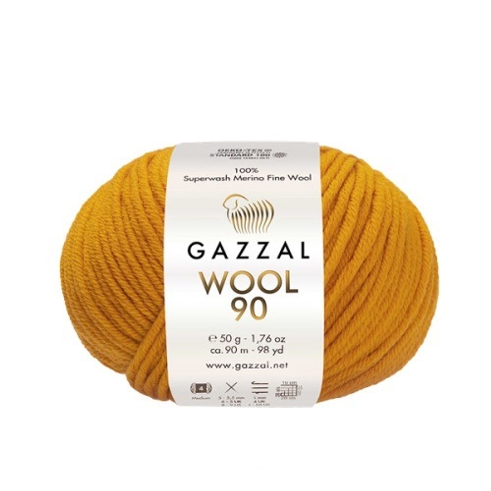 100% Меринос Gazzal арт. Wool 90 (3667)