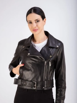 Косуха женская натуральная куртка кожаная Турция