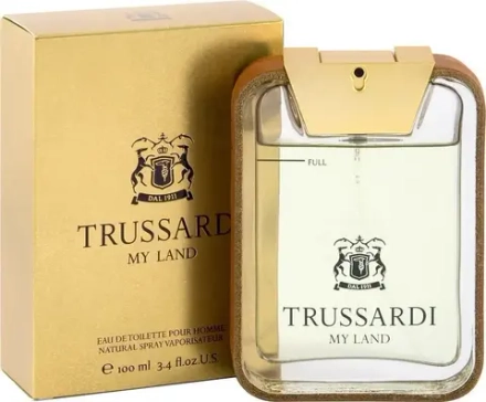 Мужская туалетная вода Trussardi My Land EDT 100 мл с нотами бергамота и мандарина
