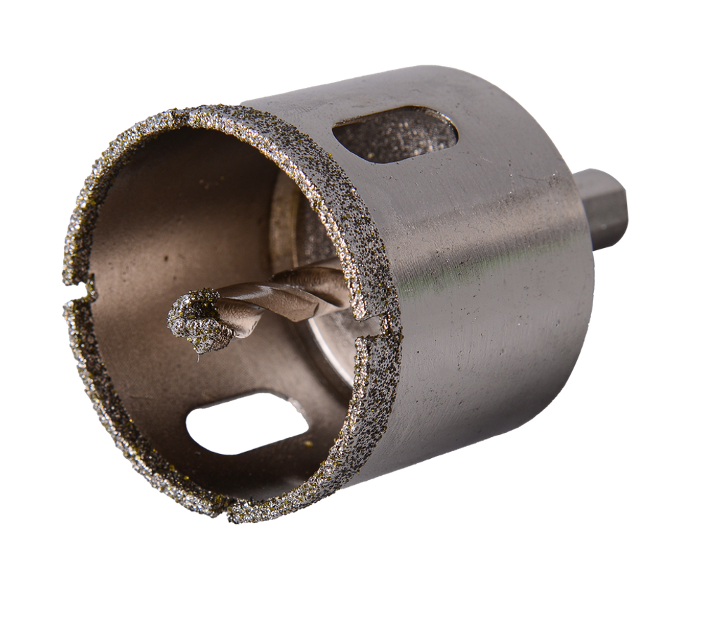 Коронка алмазная Вихрь по керамограниту/керамике, 45 мм