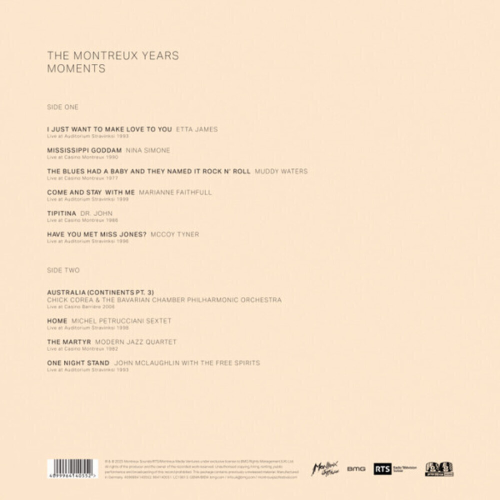 Сборник / Moments (The Montreux Years)(Limited Edition)(Coloured Vinyl)(LP)
